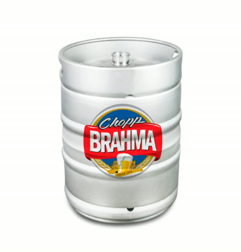Barril de chopp Brahma de 50 litros